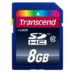 SD/флаш карта Transcend 8GB SDHC (Class 10)