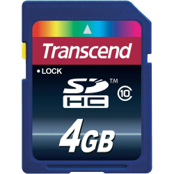 SD/флаш карта Transcend 4GB SDHC (Class 10)