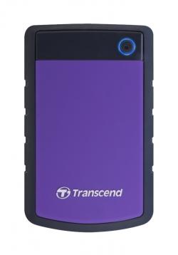 Хард диск / SSD Transcend 1TB, 2.5" Portable HDD, StoreJet H3, Purple, Anti-shock
