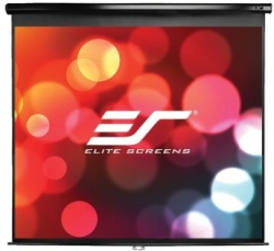 Екран за проектор Elite Screen M99UWS1 Manual, 99" (1:1), 177.8 x177.8 cm, Black