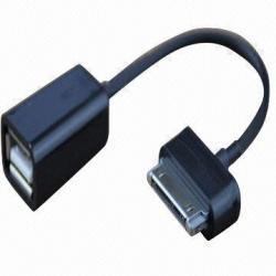 Кабел/адаптер Кабел OTG Samsung M - USB AF Black - CU277-0.15m
