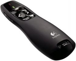 Мултимедиен продукт Безжичен презентер Logitech R400, Черен