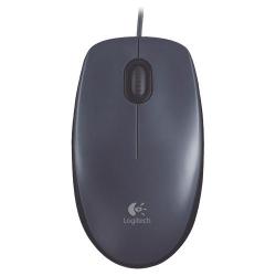Мишка Жична оптична мишка LOGITECH M100, Черен, USB