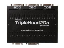 Мултимедиен продукт Мулти-дисплей адаптер Matrox T2G-D3D-IF работа на 3 монитор с DVI-VGA