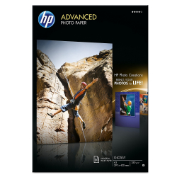 Хартия за принтер HP Advanced Glossy Photo Paper-20 sht-A3-297 x 420 mm