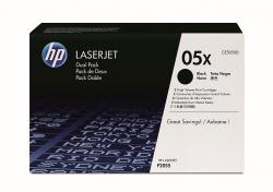 Тонер за лазерен принтер HP 05X Black Dual Pack LaserJet Toner Cartridges