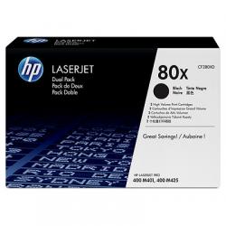 Тонер за лазерен принтер HP 80X Black Dual Pack LaserJet Toner Cartridges