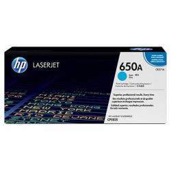 Тонер за лазерен принтер HP 650A Cyan LaserJet Toner Cartridge