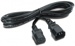 Кабел/адаптер ROLINE 19.08.1530 :: ROLINE кабел за захранване на монитор, черен цвят, 3.0 м