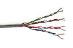 Инсталационен меден кабел  ASSNET100 CAT 5e UTP Twisted Pair кабел, 305.0 м, едножилен