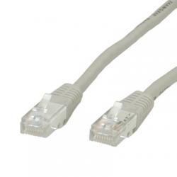 Медна пач корда ROLINE S1707-50 :: UTP Patch кабел Cat.6, бежов 7.0 м