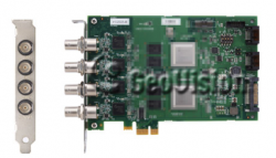 Видеорекордер GeoVision GV-SDI-204 :: 4-портова HD oхранителна платка, PCI-E, 1080p, H.264