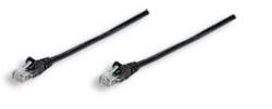 Медна пач корда INTELLINET 390903 :: Patch кабел Cat.5e UTP, 2.0 м, черен