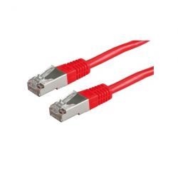 Медна пач корда ROLINE 21.15.0141 :: FTP Patch кабел, Cat. 5e, 2.0 м, AWG26, червен цвят