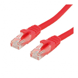 Медна пач корда ROLINE 21.15.1401 :: ROLINE S-FTP Patch кабел, Cat.6, червен цвят, 20.0 м