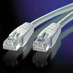 Медна пач корда ROLINE 21.15.0832 :: S-FTP Patch кабел, Cat.6, PIMF, 2.0 м, сив цвят, AWG26