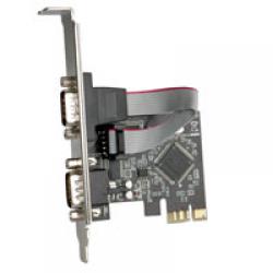 Кабел/адаптер VALUE 15.99.2118 :: PCI Express адаптер, 2x serial RS232 порта