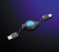 Кабел/адаптер VALUE 11.99.8812 :: USB кабел с ролка за автом. навиване, 1.2 м
