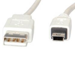 Кабел/адаптер VALUE 11.99.8718 :: USB 2.0 кабел, тип A към 5-Pin mini, 1.8 м