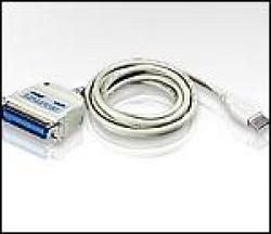 Кабел/адаптер ATEN UC1284B :: USB 1.1 -- Centronics конвертор, Bi-Directional
