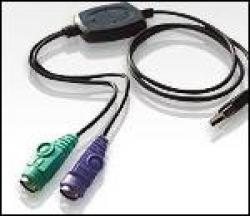 Кабел/адаптер ATEN UC10KM :: PS2 -- USB адаптер