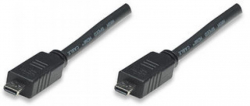 Кабел/адаптер MANHATTAN 326636 :: High Speed Micro HDMI кабел с Ethernet, Micro HDMI мъжки