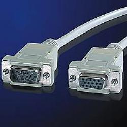 Кабел/адаптер ROLINE 11.01.6518 :: VGA кабел HD15 M-F, 1.8 м, удължителен кабел
