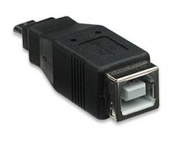 Кабел/адаптер MANHATTAN 308694 :: Преходник USB B-F към micro B-M