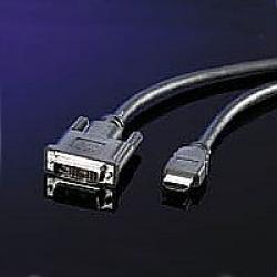 Кабел/адаптер VALUE 11.99.5552 :: DVI - HDMI кабел, 5.0 м