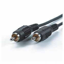 Кабел/адаптер VALUE 11.99.4332 :: RCA кабел за връзка, 2.5 м, RCA M-M, tin-plated
