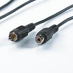Кабел/адаптер VALUE 11.99.4329 :: RCA удължителен кабел, 10.0 м, RCA M-F, tin-plated