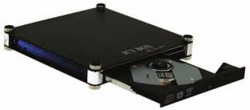 Кутия/Чекмедже за HDD Raidsonic IB-540U-B-BL :: Външна кутия за Slimline & Slot-In оптични устройства