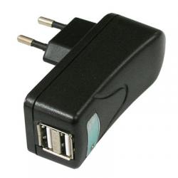 Кабел/адаптер VALUE 19.99.1057 :: USB зарядно, 2 USB порта A F
