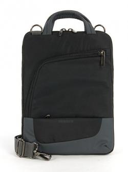 Чанта/раница за лаптоп TUCANO BMTIP :: Тънка чанта с две отделения за Apple iPad, черен цвят
