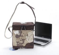 Чанта/раница за лаптоп TUCANO BILDM-01-M :: Чанта за 13" лаптоп, MICKEY Vertical, кафяв цвят