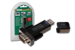 Кабел/адаптер DIGITUS DA-70156 :: USB - RS-232 конвертор, USB 2.0