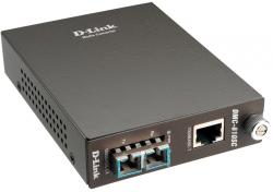 Мрежов аксесоар D-Link 1000BaseT to 1000BaseLX Singlemode Media Converter with SC Fiber Connector