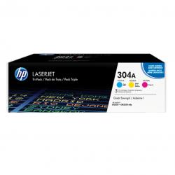 Тонер за лазерен принтер HP 304A CYM Tri-Pack LaserJet Toner Cartridge
