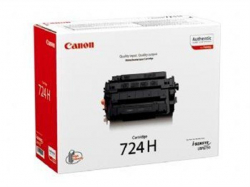 Тонер за лазерен принтер Canon CRG-724H, оригинален, за Canon LBP6750, 12500 копия, черен цвят