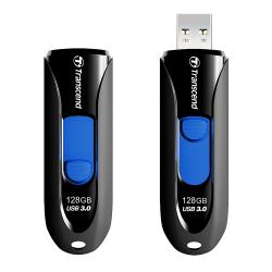USB флаш памет Transcend 128GB JETFLASH 790, USB 3.1, black