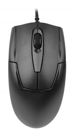 Мишка Оптична мишка A4Tech OP 550NU, Черен, USB