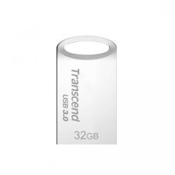 USB флаш памет Transcend 32GB JETFLASH 710, USB 3.1, Silver Plating