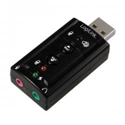 Аудио карта Sound LogiLink UA0078 7.1CH, USB2.0