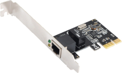Мрежова LAN карта/адаптер LogiLink 10-100-1000MB PC0029A, PCI-E