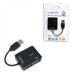 USB Хъб USB HUB 4xUSB2.0, passive, LogiLink UA0139