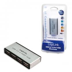 USB Хъб USB HUB 4xUSB2.0, Ext. power, LogiLink UA0003
