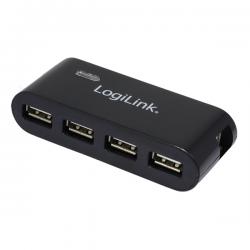 USB Хъб USB HUB 4xUSB2.0, Ext. power, LogiLink UA0085