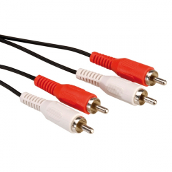 Кабел/адаптер Cable RCA 2X M-M, 5m, Value 11.99.4336