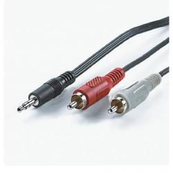 Кабел/адаптер Cable 3.5mm-M-2X RCA-M, 1.5m, Value 11.99.4341