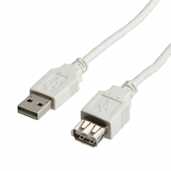 Кабел/адаптер Cable USB2.0 A-A M-F, 1.8m, Value 11.99.8949